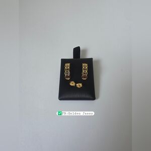 18K Real Gold Money Catcher Earring